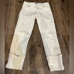 White Cropped Joe’s Jeans size 27